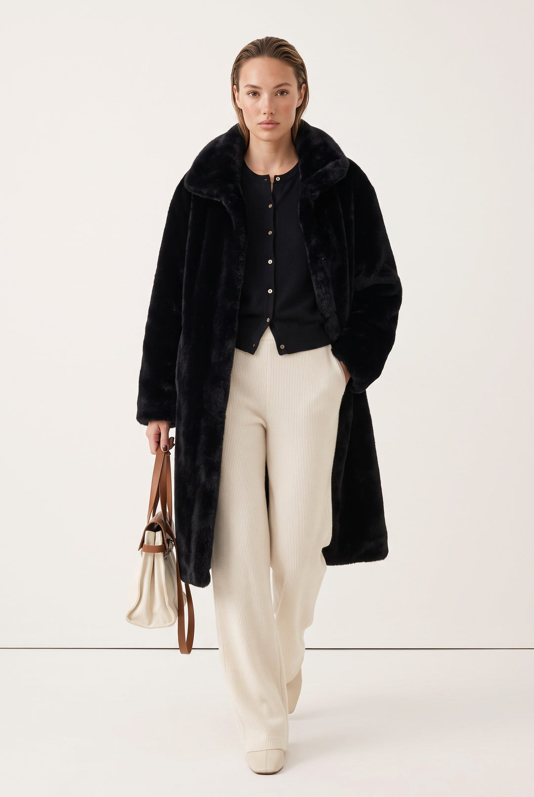 Mirelle Plush Long Coat
